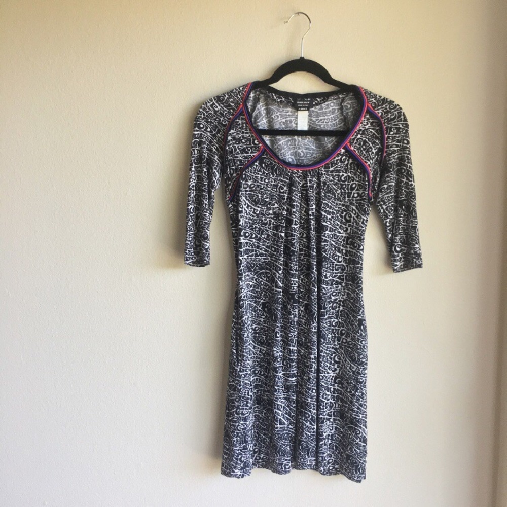 🍄Miss Sixty Groovy Print Shift Dress🍄
